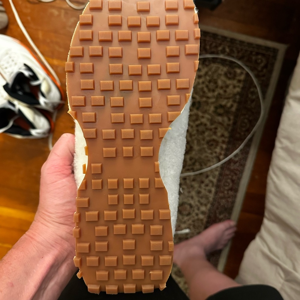 Rhude White Sherpa Runner Sneakers - Picture 5 of 9
